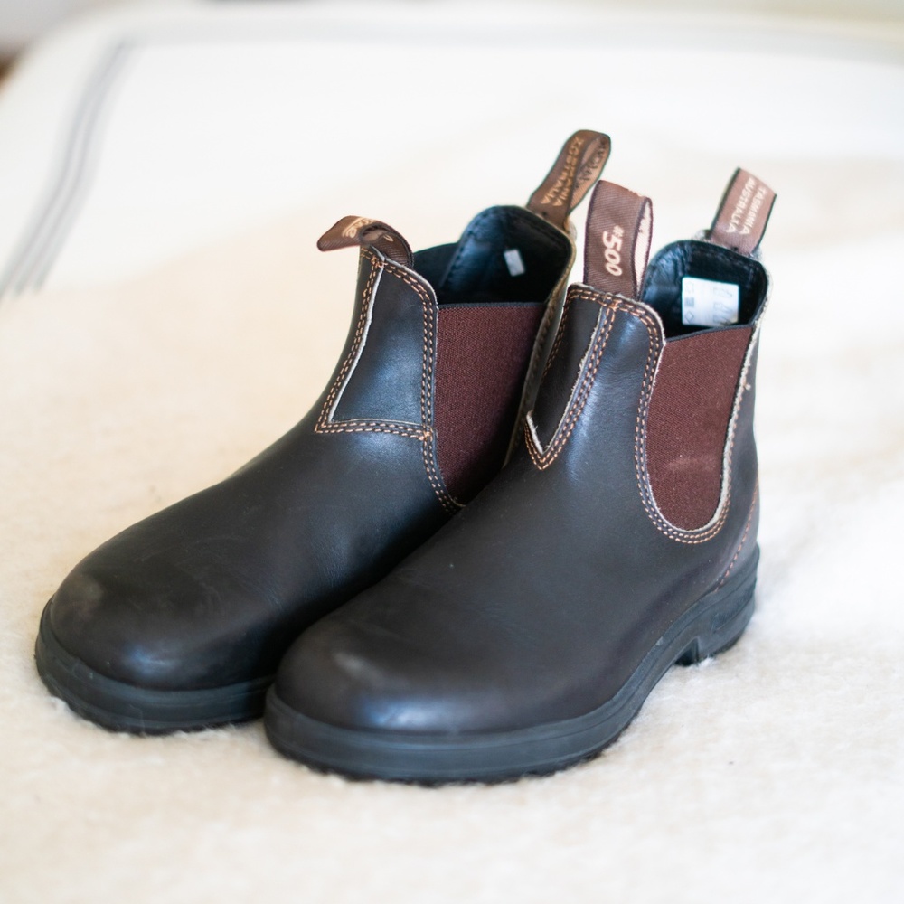 Women's Blundstone 500 Chelsea Boots Stout Brown 7